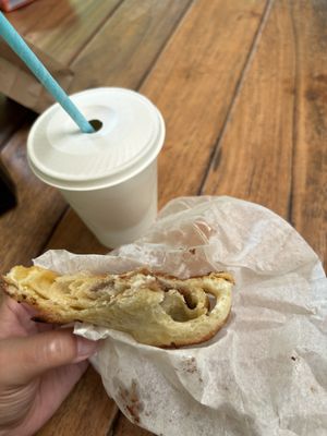 Chocolate croissant   at Tagua in Uvita