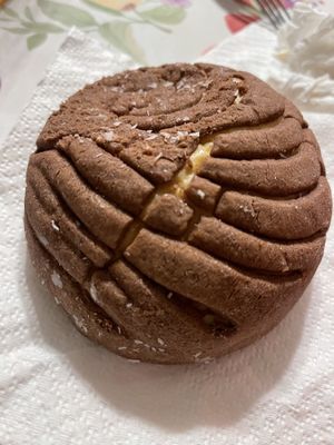 concha  #Veganuary at Panaderia y Pasteleria la Mexicana in La Habra