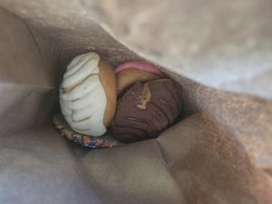 Got some extra Conchas since it was the end of day at Panaderia y Pasteleria la Mexicana in La Habra