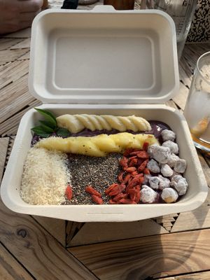 Açaí Bowl to go at Italdo  in Tulum