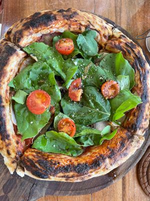 Vegan pizza at Italdo. Deliciosa.   at Italdo  in Tulum