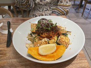 Bim bop  at Island Vintage Wine Bar in Honolulu