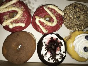 donut box at Kjeks - Schanze in Hamburg