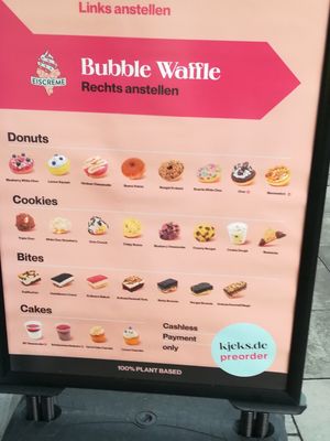 Menu at Kjeks - Schanze in Hamburg