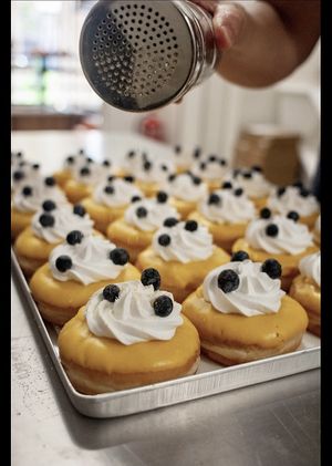 Blueberry and Cream at Kjeks - Schanze in Hamburg