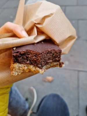 Nougat Brownie at Kjeks - Schanze in Hamburg
