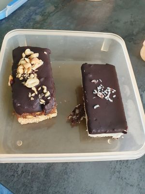 Peanut and coconut, the coconut was not oversweetened 🙂 at Kjeks - Schanze in Hamburg