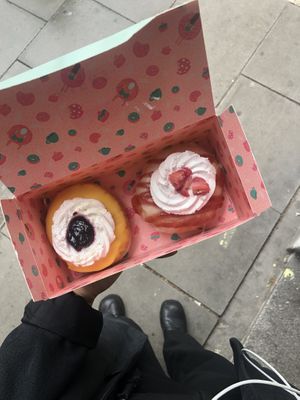 celebration donuts! i finished my bachelor's degree💗 at Kjeks - Schanze in Hamburg