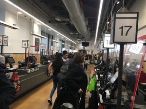Checkout lines at Whole Foods Market - Chelsea in New York City