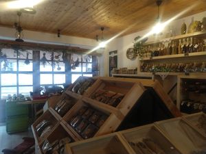 Shop under the restaurant. Sells tea, coffee and dried herbs. at Edua in Gjirokaster