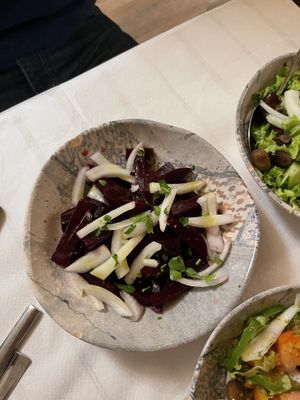 Beetroot salad  at Edua in Gjirokaster
