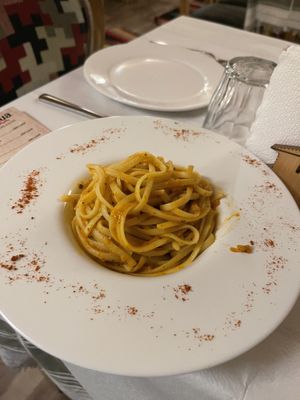 Tomato and Basil pasta  at Edua in Gjirokaster