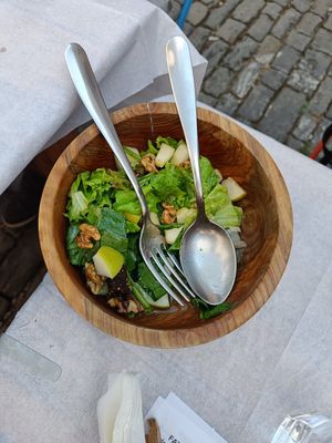 Salad at Edua in Gjirokaster