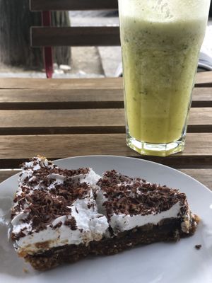 This was the cake I had today, but they have differed everytime I come here  at Terra in Santo Tirso