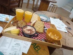 Brunch vegetariano at Terra in Santo Tirso