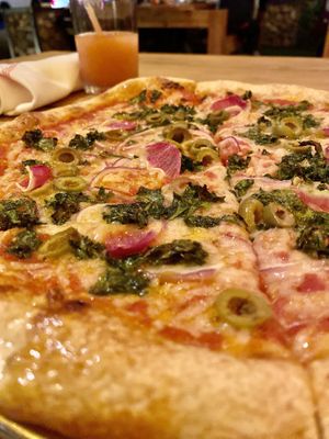 Vegan pizza!  at Love Supreme in Austin