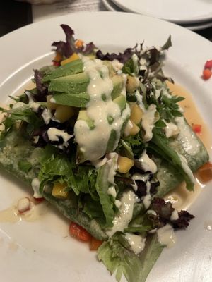 Vegan crunch wrap   at Javelina Cantina in Sedona