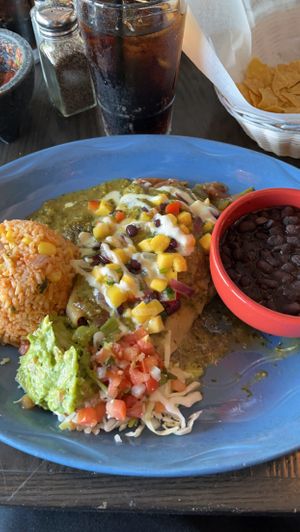 Fire Roasted Vegetable Enchiladas 👌🏽😋  at Javelina Cantina in Sedona
