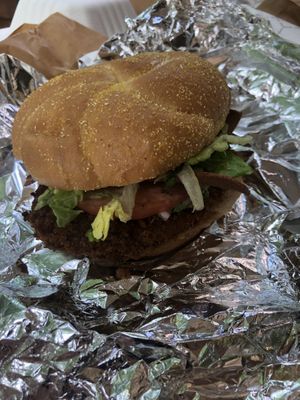 Chickpea cutlet club  at DC Vegan in Washington