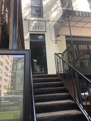 Store front  at DC Vegan in Washington