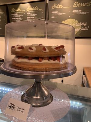 Cake at DC Vegan in Washington