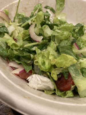 Greens & Gorgonzola  salad  at DC Vegan in Washington