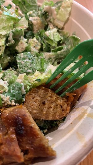 Sausage and Caesar  #Veganuary at DC Vegan in Washington