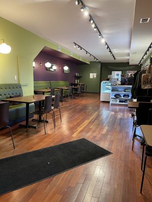 So cute inside  at DC Vegan in Washington