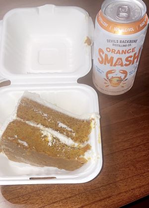 Carrot cake 🍰   at DC Vegan in Washington