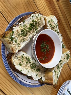 Focaccia to share  at DC Vegan in Washington