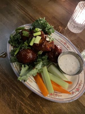Cauliflower wings  at DC Vegan in Washington