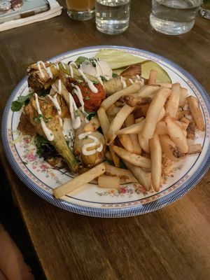 Fried artichoke (without bread)  at DC Vegan in Washington