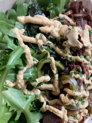 Philly bowl at DC Vegan in Washington