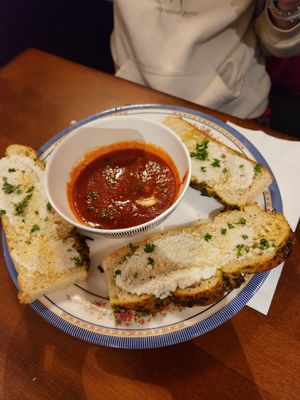 Ricotta and herb focaccia at DC Vegan in Washington