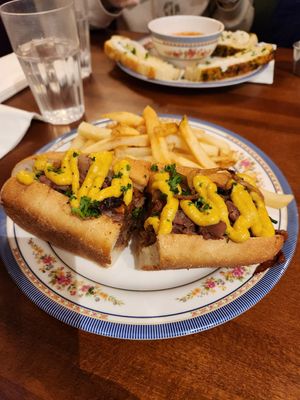 Philly cheesesteak at DC Vegan in Washington