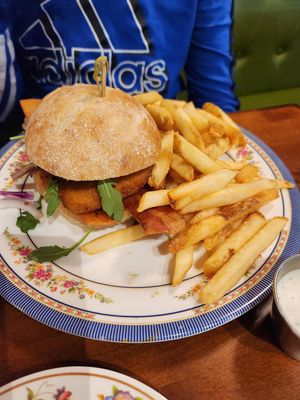 Chick'n club at DC Vegan in Washington