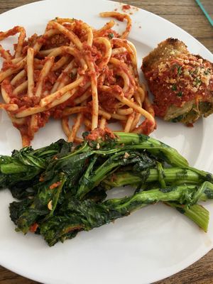 Enjoyed leftovers the next day   at DC Vegan in Washington