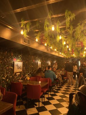 Cute Interior Dining Area  at DC Vegan in Washington