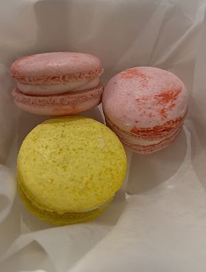 Desserts I have never had before! Vegan macarons!   at DC Vegan in Washington