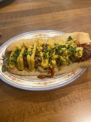 Jackfruit Philly  at DC Vegan in Washington