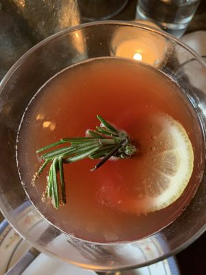 Snapdragon cocktail   at DC Vegan in Washington