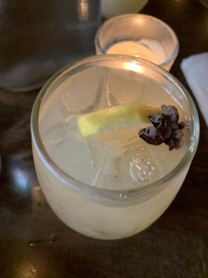 White sangria  at DC Vegan in Washington