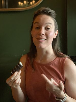 The cannoli toke me to another planet   at DC Vegan in Washington