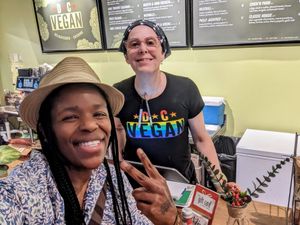 The Most Amazing Server John at DC Vegan in Washington