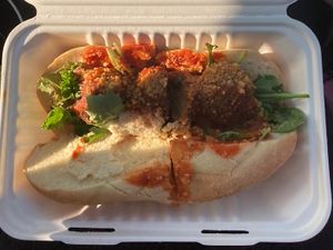 Meatball Sandwich  at DC Vegan in Washington