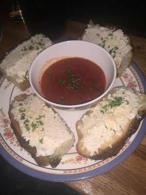 Ricotta focaccia    at DC Vegan in Washington