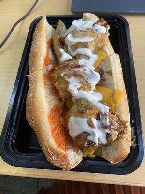Fried Artichoke Sandwich   at DC Vegan in Washington