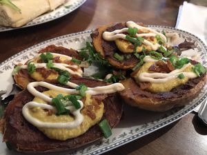Potato Skins  at DC Vegan in Washington