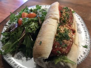 Chikn Parm  at DC Vegan in Washington