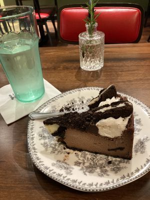 Oreo (cheeze) cake 😋  at DC Vegan in Washington